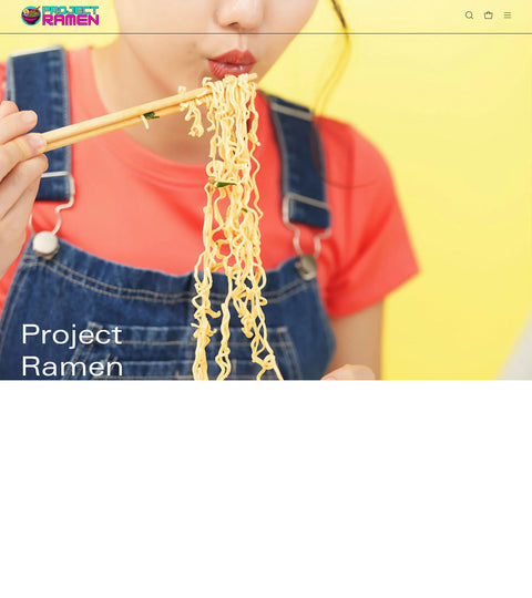 Project Ramen website designed by JanzenDesigns.com