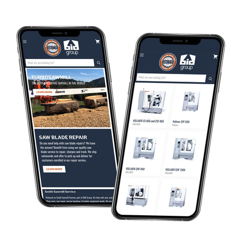 Smith Sawmill Service website designed and Maintained by Janzen Designs